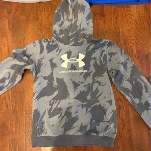 (3) Under Armour-hoodie, dri-fit quarter zip and hooded tee